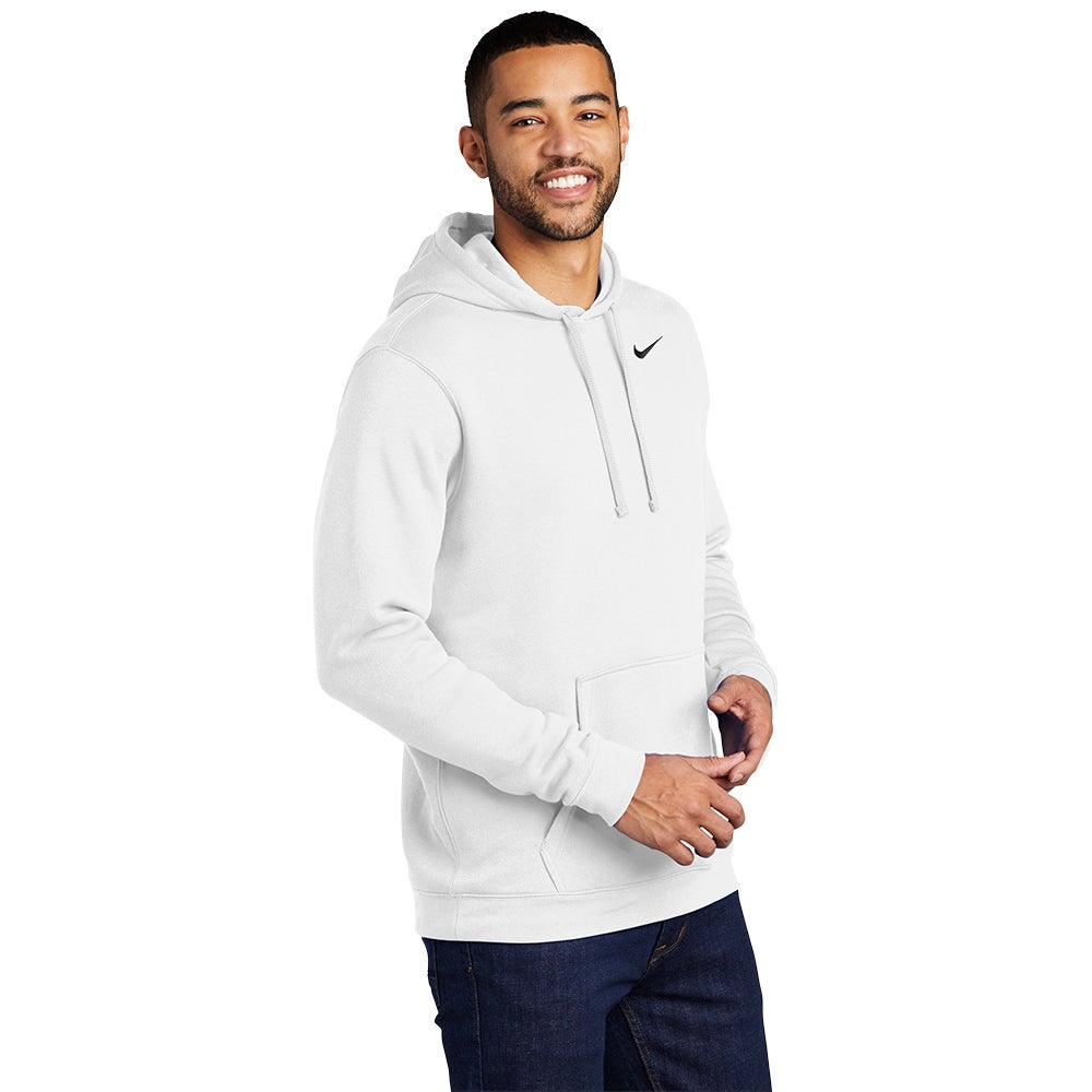 Nike Club Fleece Pullover Hoodie White CJ1611 CVCS Eagle Outfitters